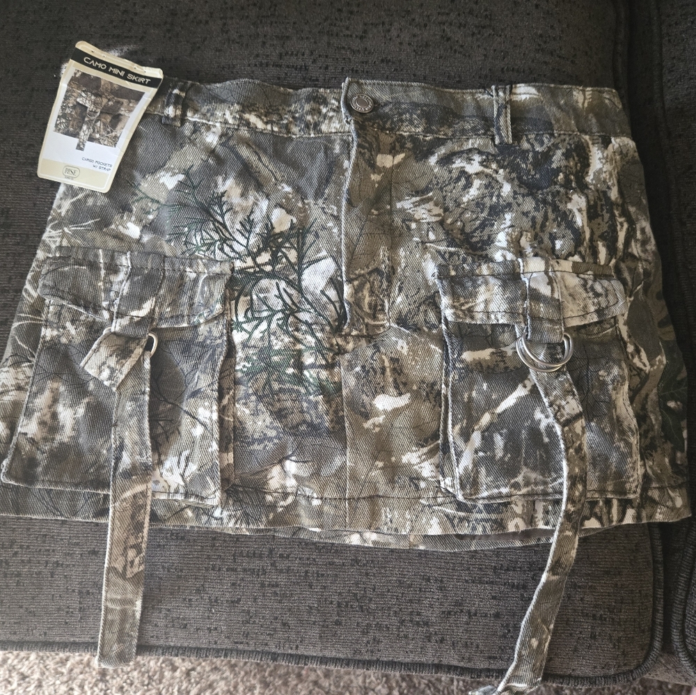 Camouflage Mini Skirt